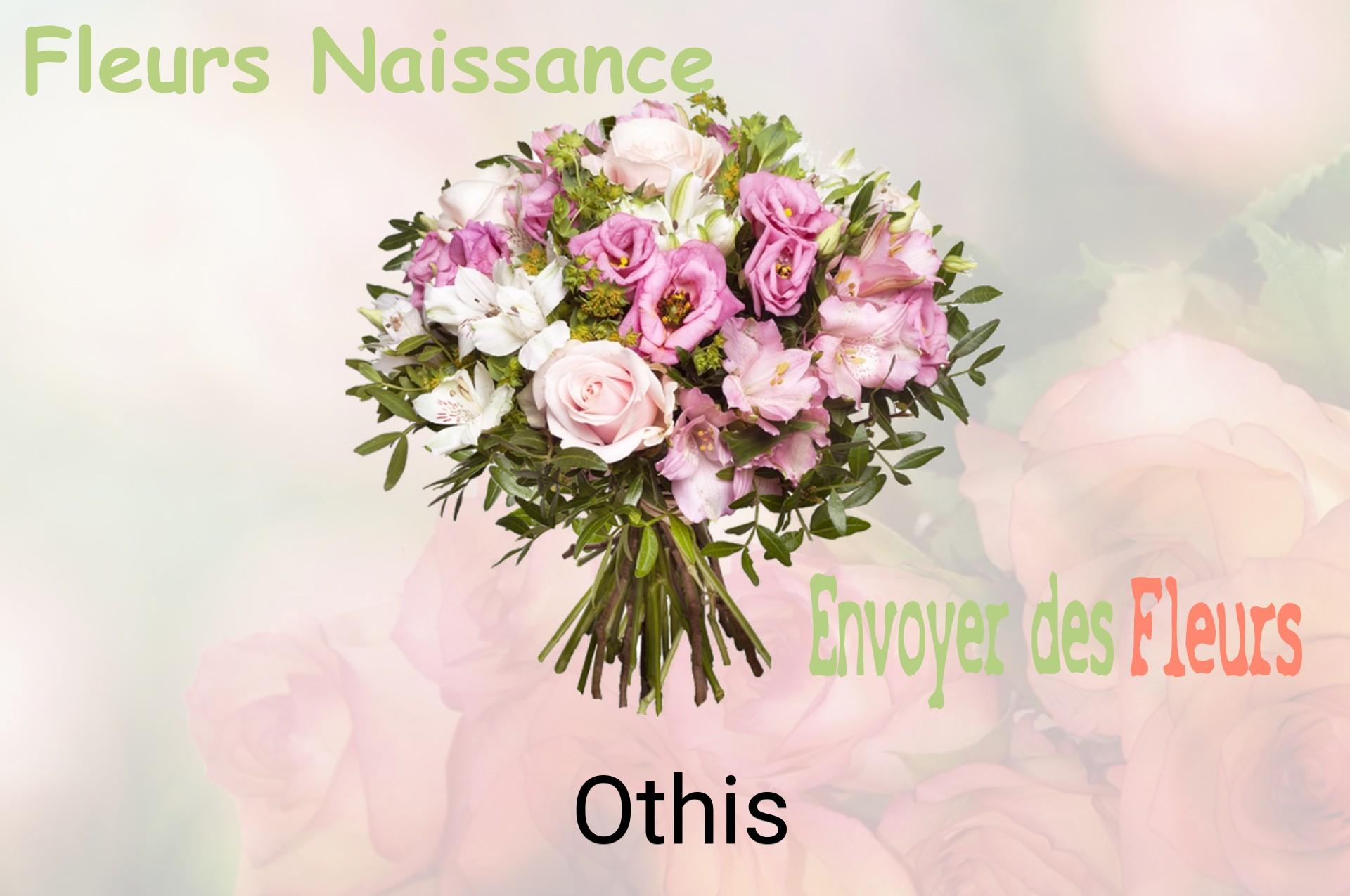 Bouquet de fleurs de naissance livré à Othis